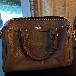Brown leather Coach Purse